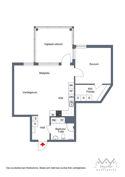Bostadsrätt, Tallrisvägen 4, - 2tr, Kungsängen centrum, Upplands-Bro