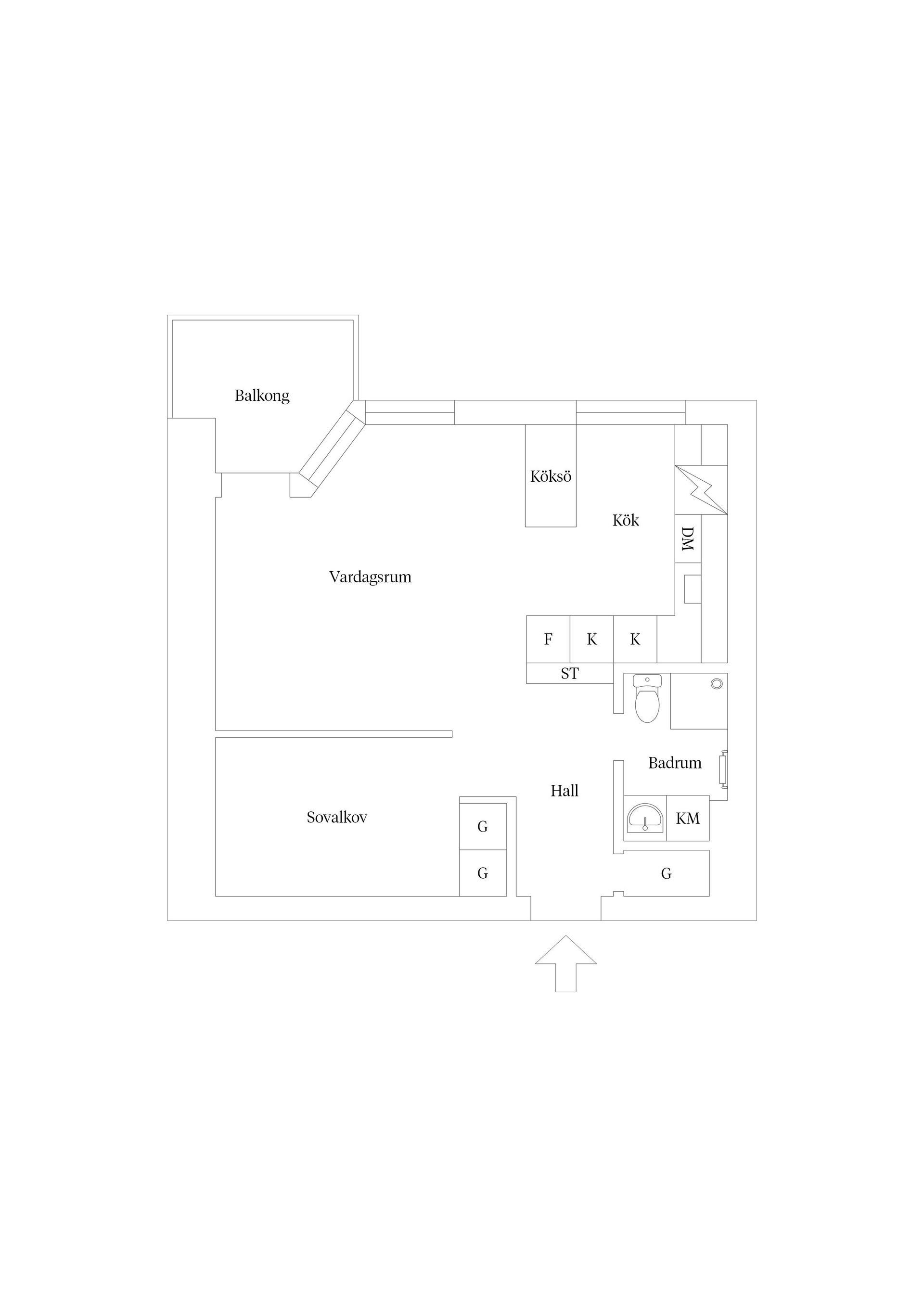 Bostadsrätt, Östra Kristinelundsvägen 8A, Slottsstaden, Malmö