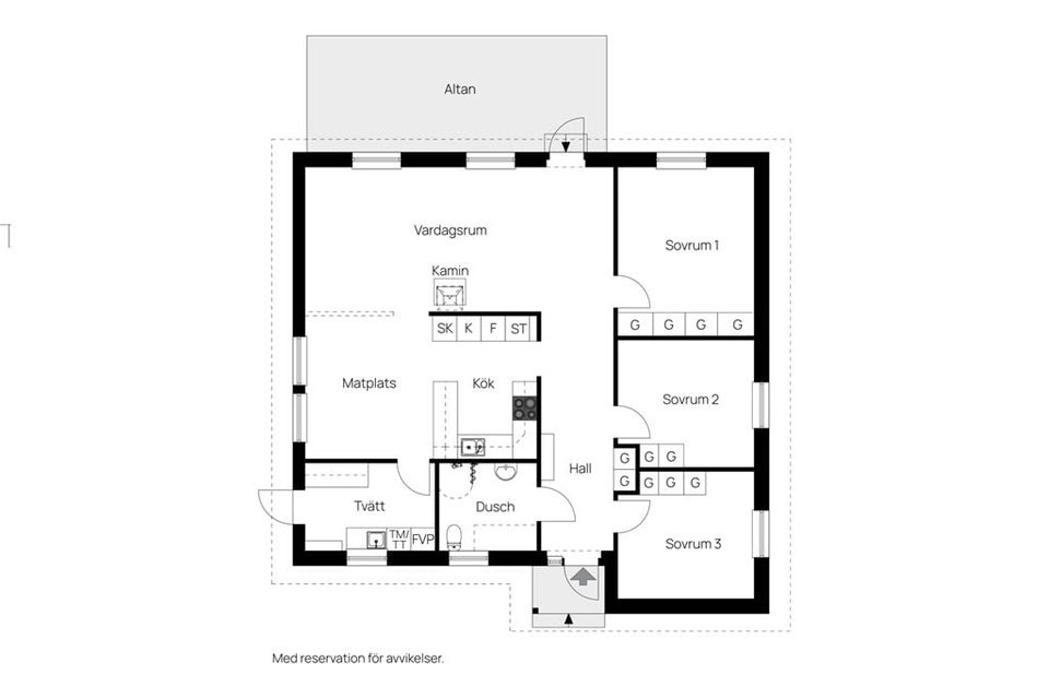 Villa, Åkervägen 4, Brännan, Härnösand