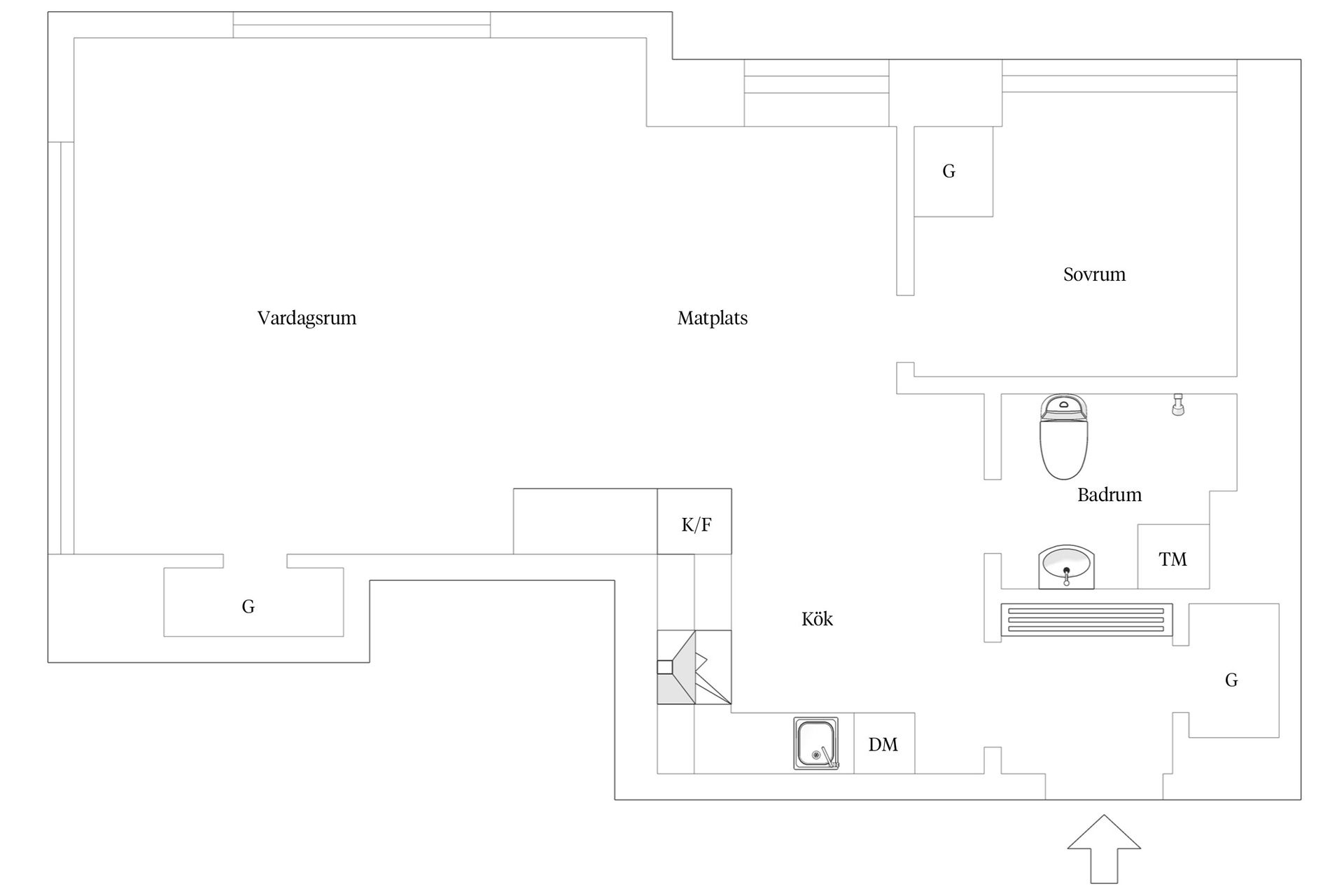 Bostadsrätt, Bondegatan 13, 3tr, Södermalm Sofia, Stockholm