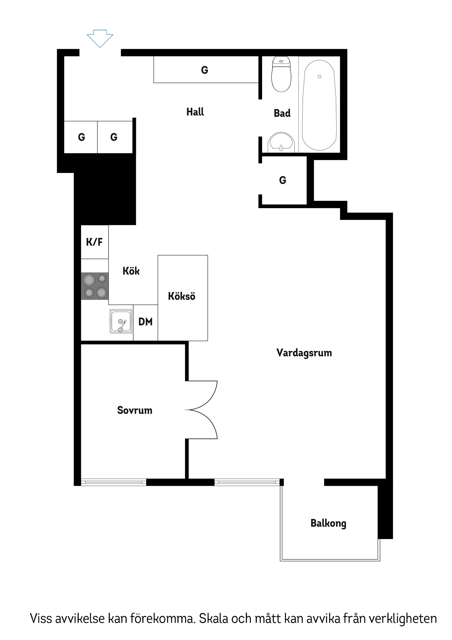 Bostadsrätt, Smedsbacksgatan 7, Gärdet, Stockholm