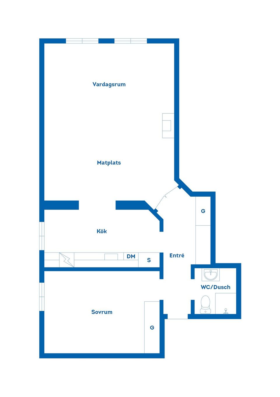 Bostadsrätt, Fältskärsleden 5A, Brynäs, Gävle