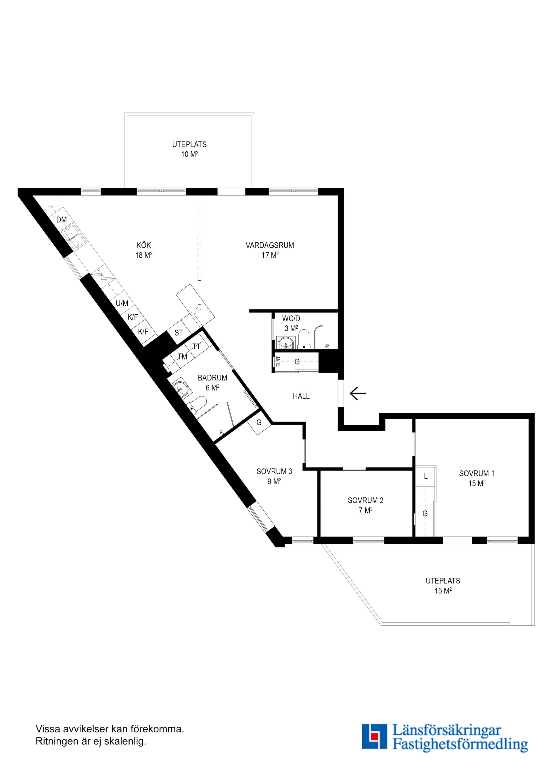 Bostadsrätt, Krögers Promenad 27, Silverdal, Sollentuna