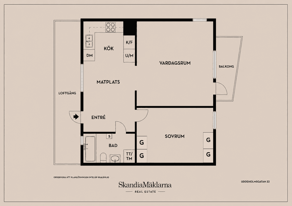 Bostadsrätt, Uddeholmsgatan 22, Munkebäck, Göteborg