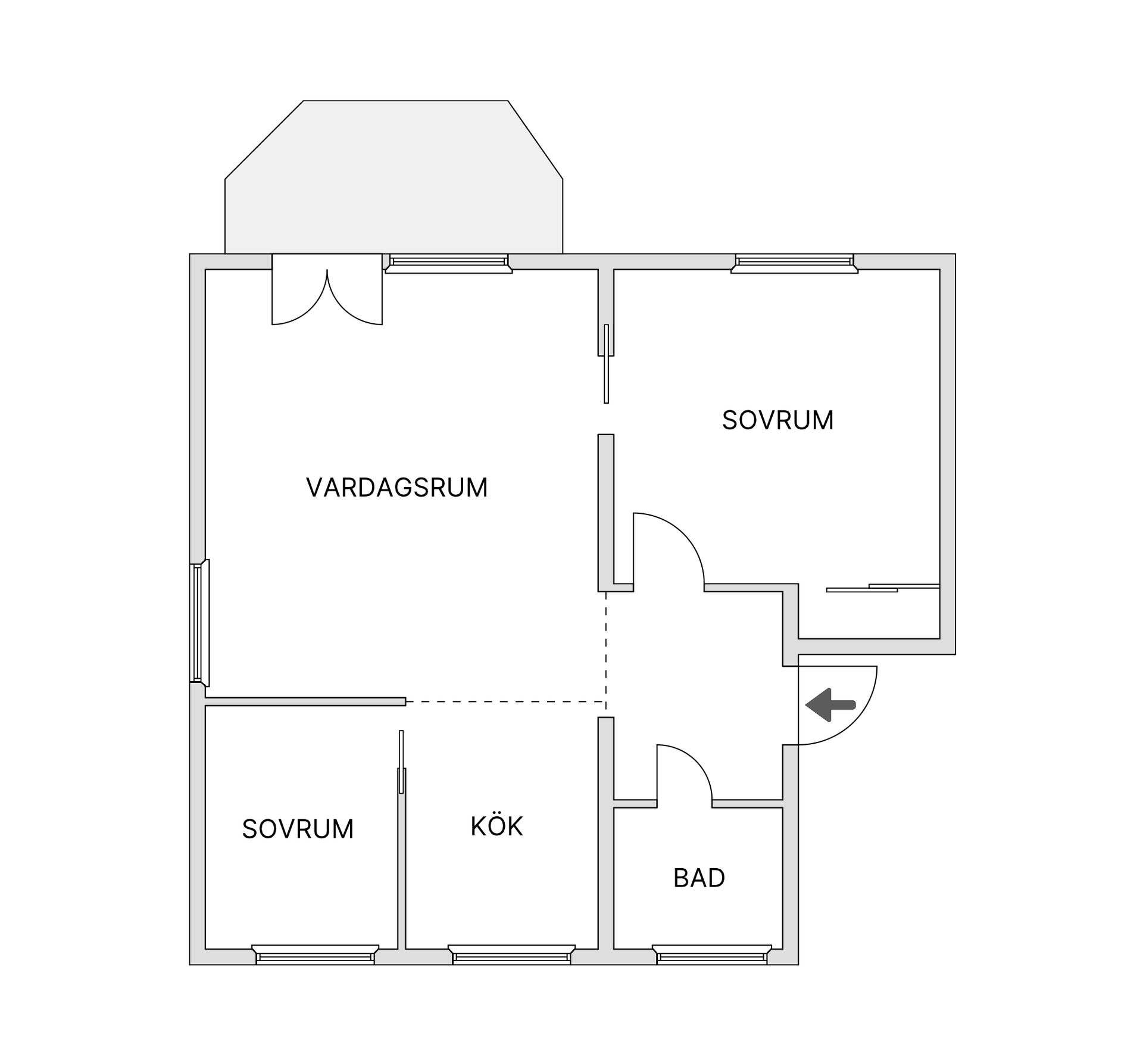 Bostadsrätt, Högbergsgatan 2A, Centralt, Örnsköldsvik