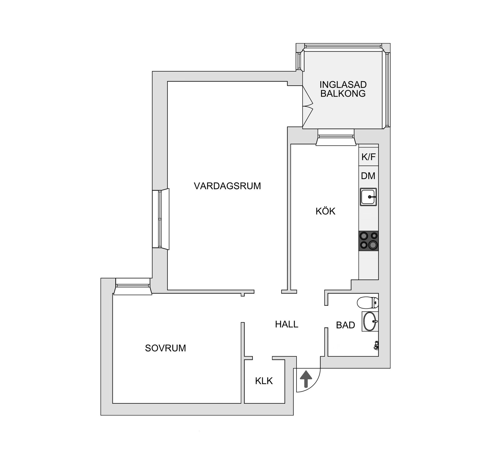 Bostadsrätt, Tåmarksgatan 2, Trandared, Borås