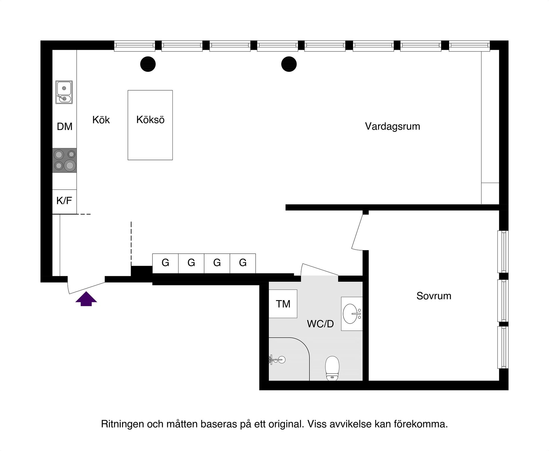 Bostadsrätt, Sturegatan 4B, Främre Luthagen, Uppsala