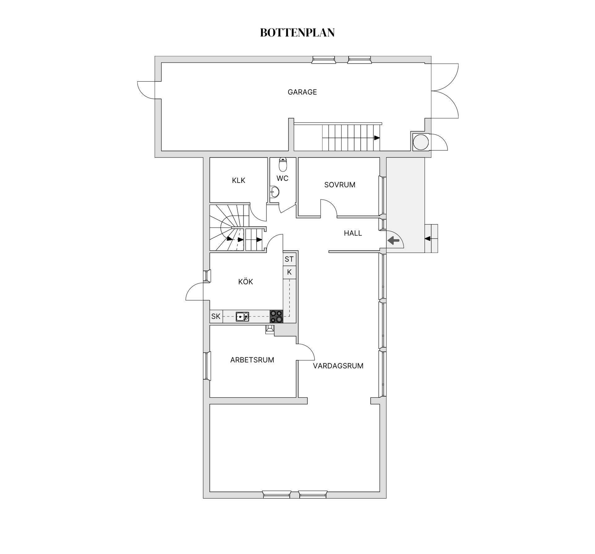 Villa, Trotteslövsgatan 4, Lagan, Ljungby