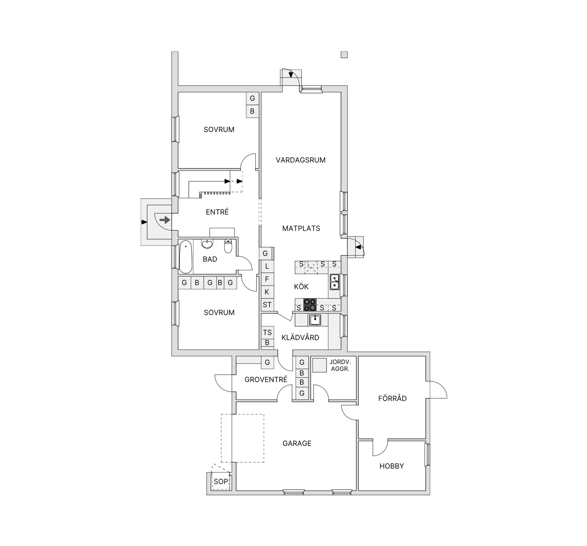 Villa, Vännaryd Ekhaga 1, Vännaryd, Ljungby