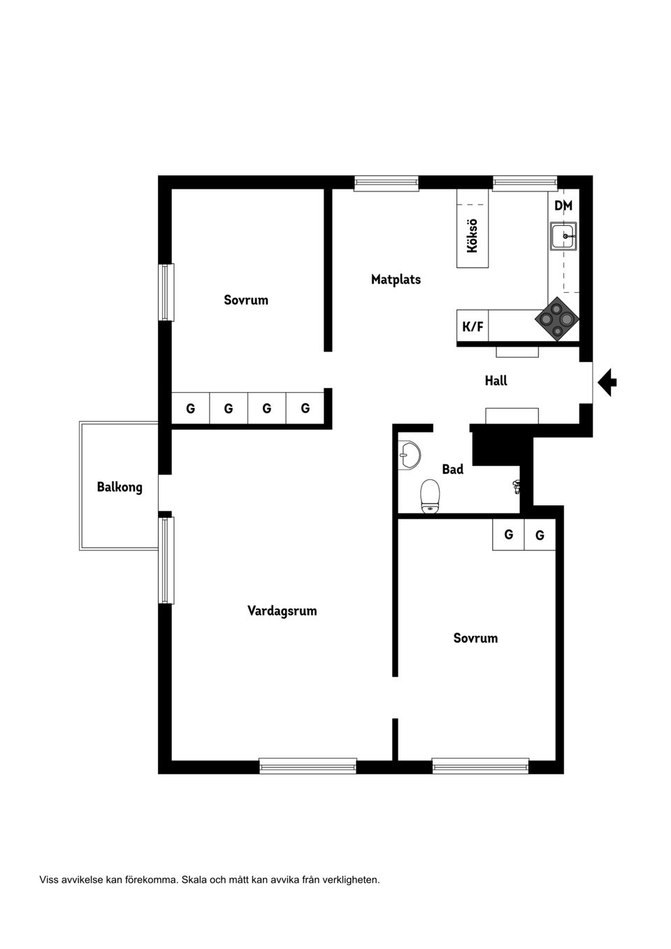 Bostadsrätt, Laxgatan 17A, Svartöstaden, Luleå