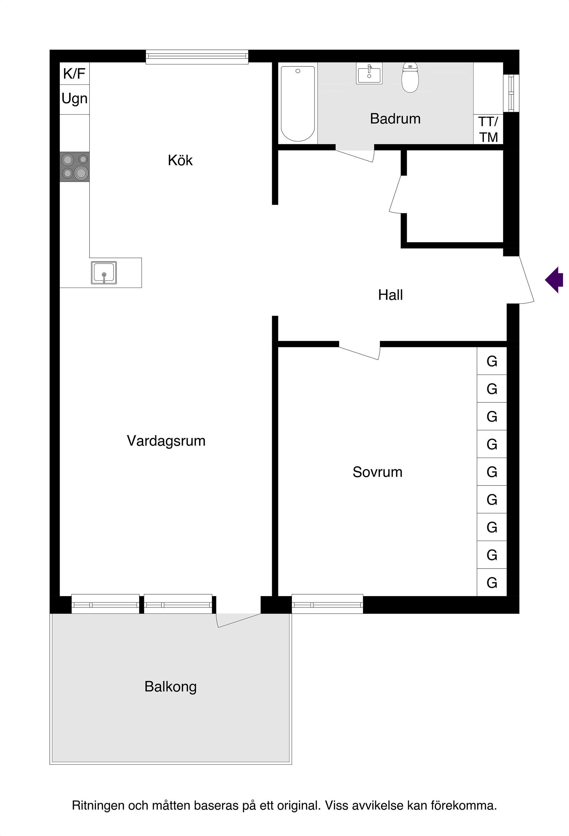 Bostadsrätt, Eriksgatan 17, Luthagen, Uppsala