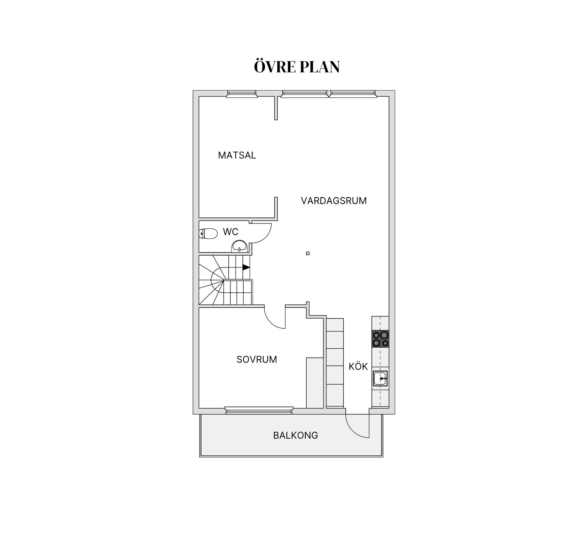 Radhus, Länghemsgatan 8, Trandared, Borås