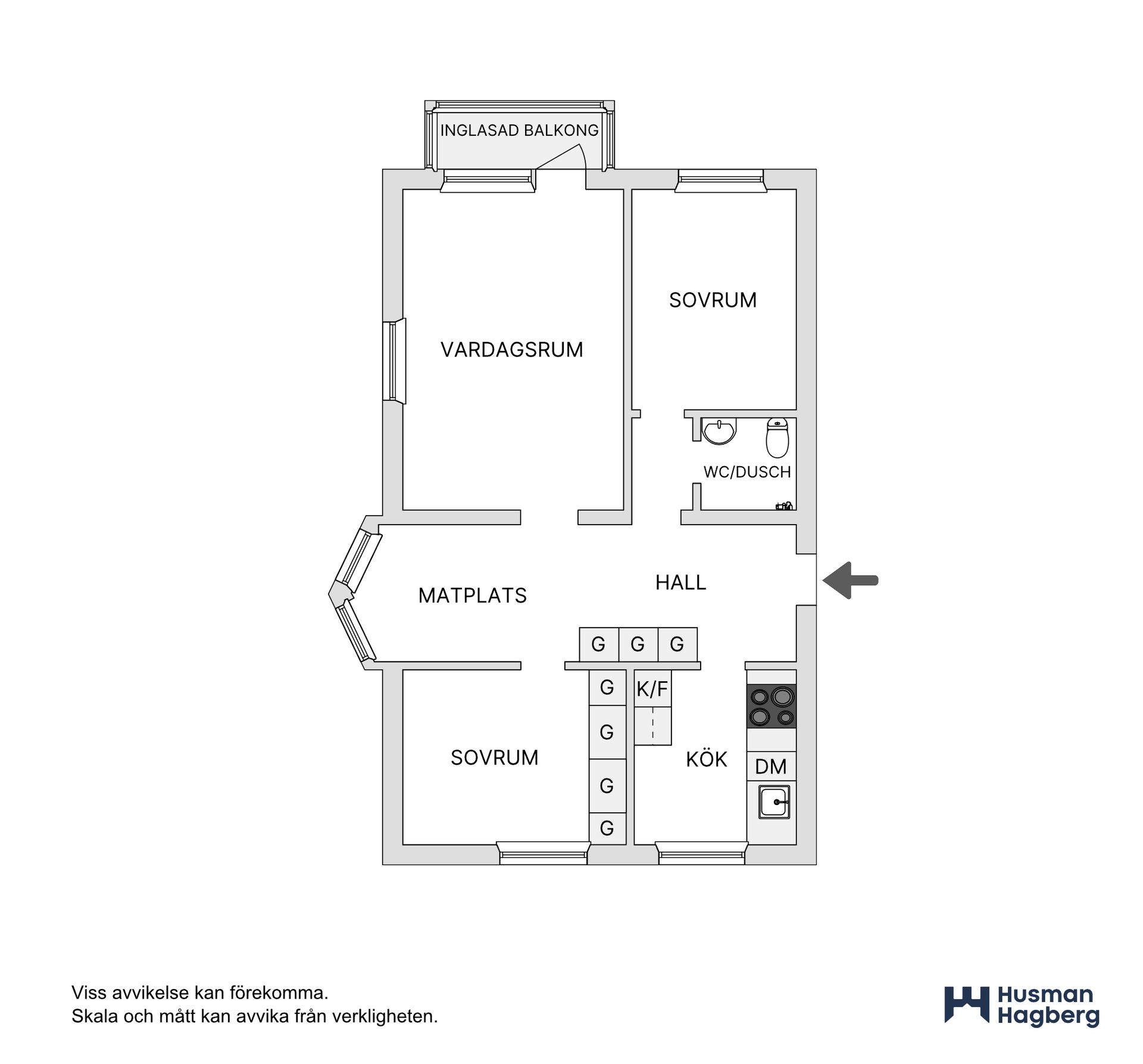 Bostadsrätt, Stenmarksvägen 1A, Haga, Umeå