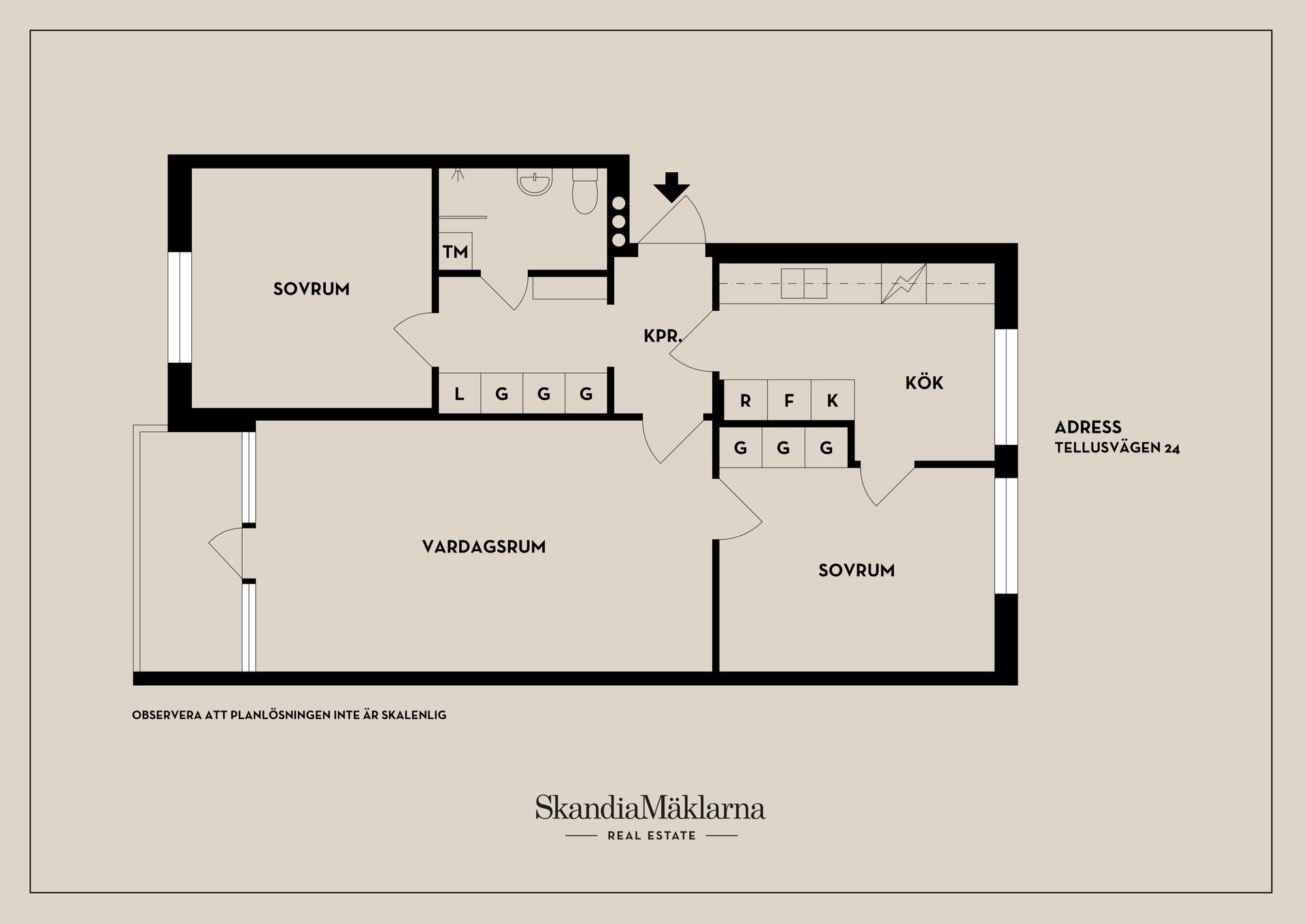 Bostadsrätt, Tellusvägen 24, Stenkulla, Nyköping