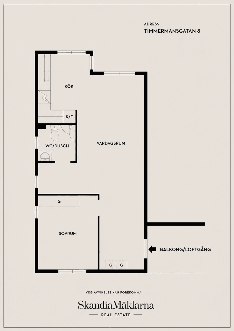 Bostadsrätt, Timmermansgatan 8, Centrum, Västerås