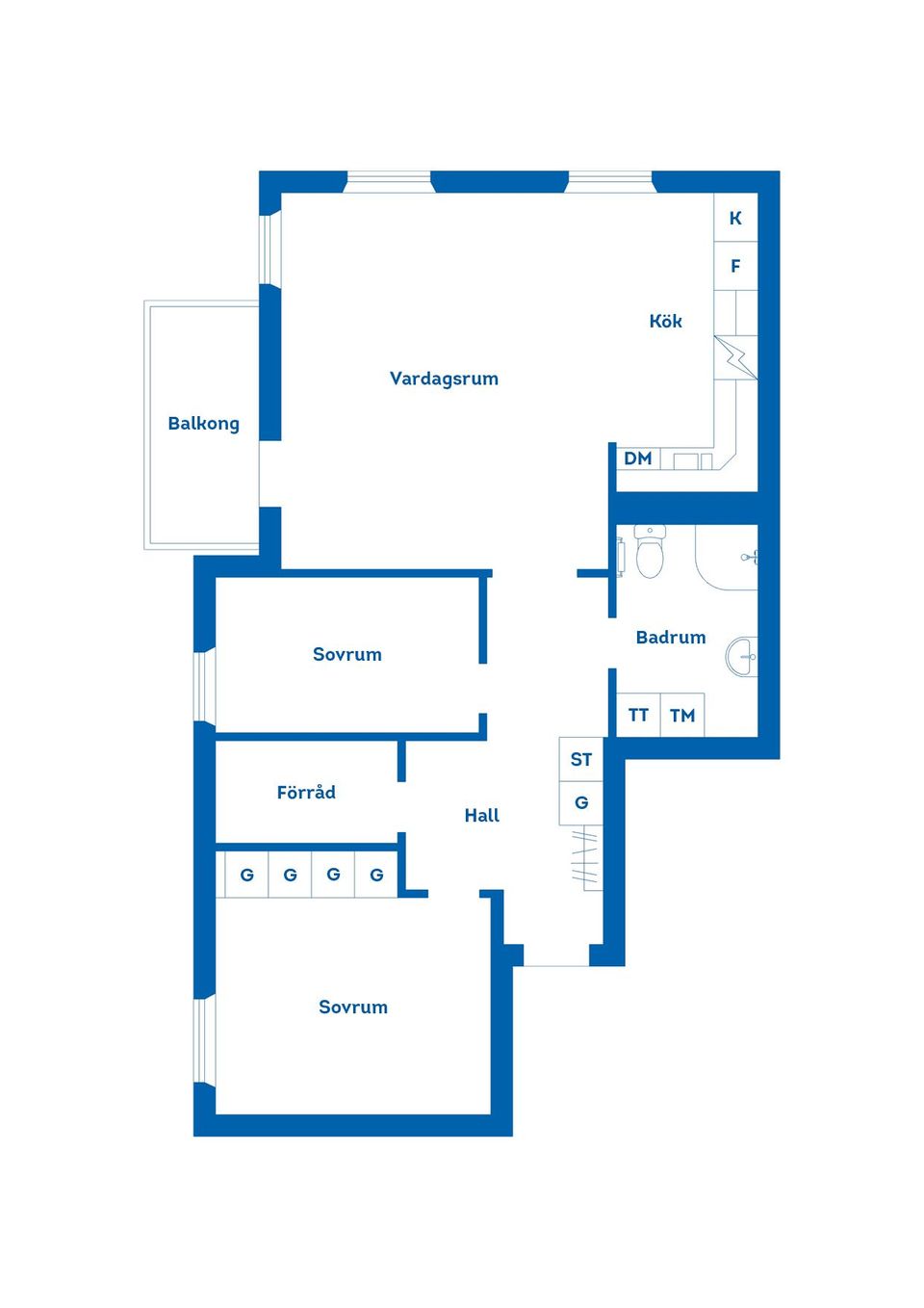 Bostadsrätt, Thulegatan 9, Centralt, Gnesta