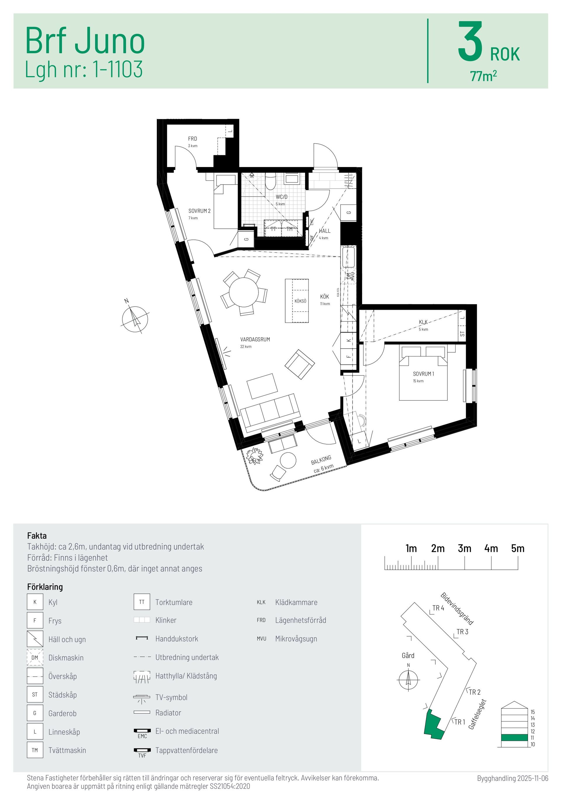 Bostadsrätt, Gaffelseglet 22, Vega, Haninge