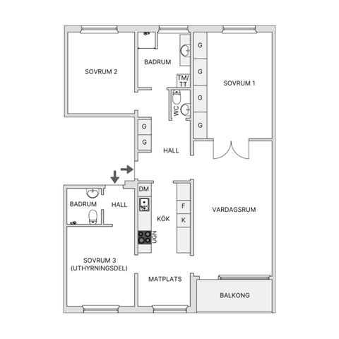 Bostadsrätt, Båtholmsbacken 6, Vårberg, Stockholm