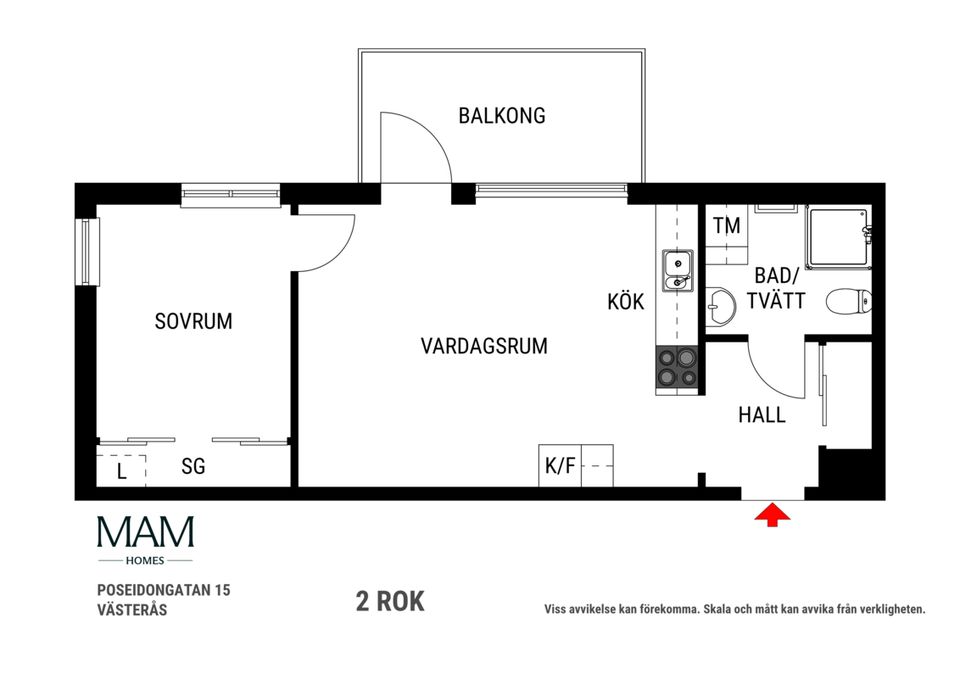 Bostadsrätt, Poseidongatan 15, Öster Mälarstrand, Västerås