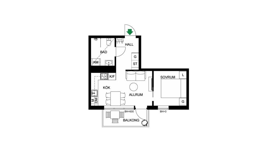 Bostadsrätt, Perrongvägen 25, Roslags Näsby - RN3 Stationen, Täby