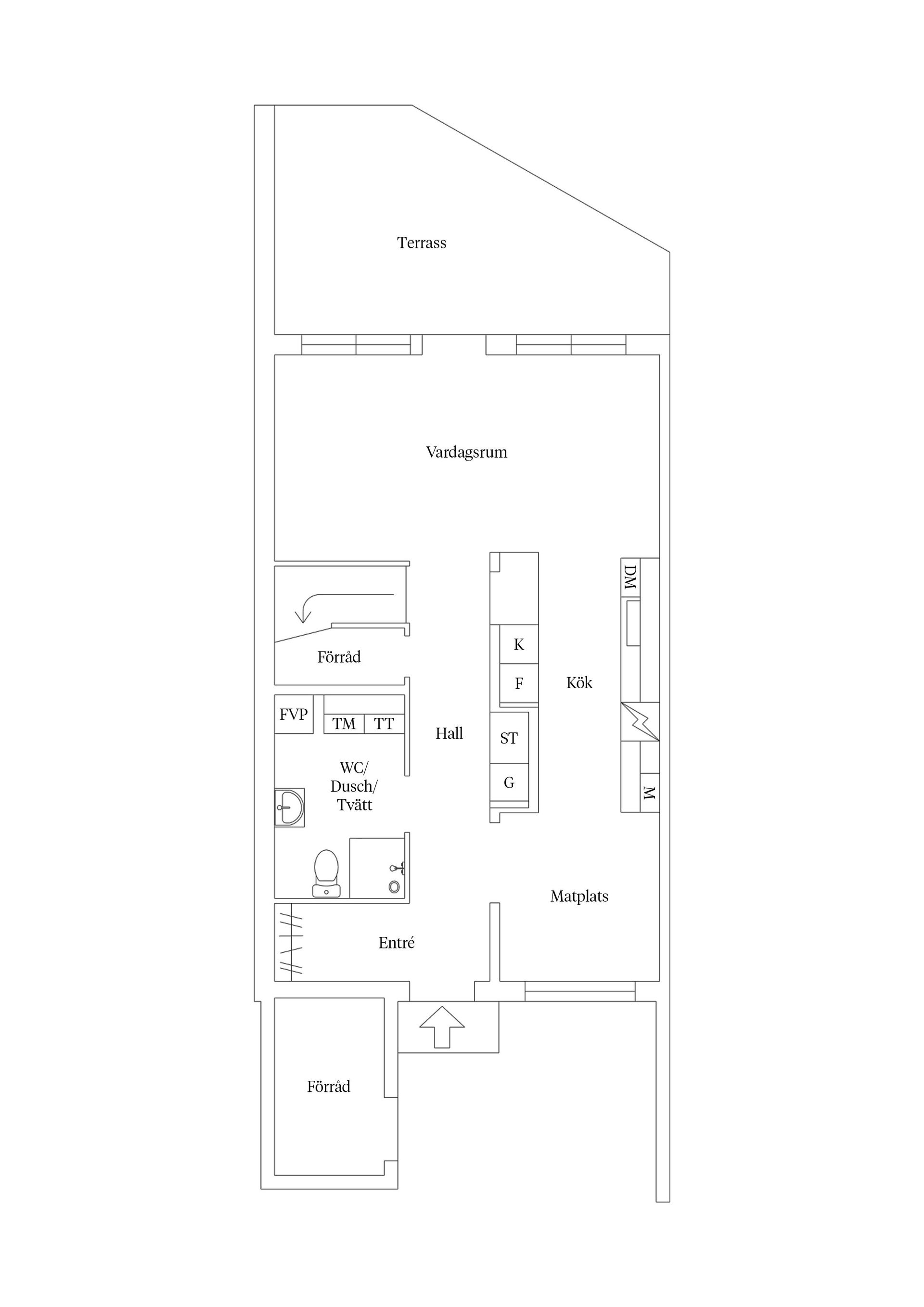 Radhus, Hildur Ottelinsgatan 12G, Rickomberga - Luthagen, Uppsala