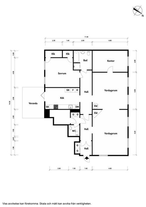 Bostadsrätt, Gröna längan 1A, Ljungbyhed, Klippan