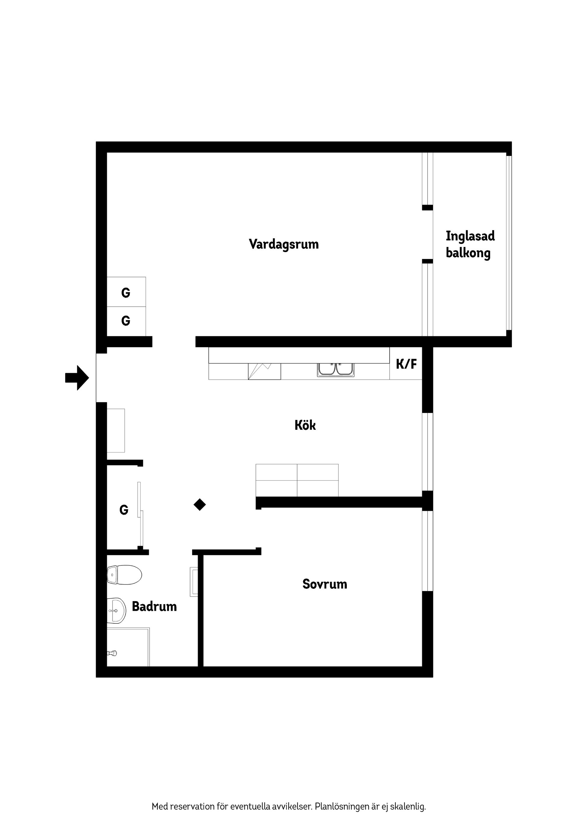 Bostadsrätt, Andréevägen 45, Vättersnäs, Jönköping