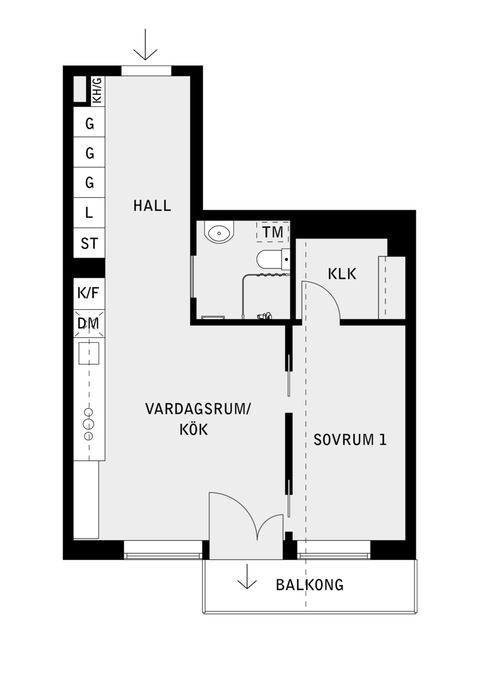 Bostadsrätt, Göran Elgfelts Gata 1A, Täby Centrum, Täby