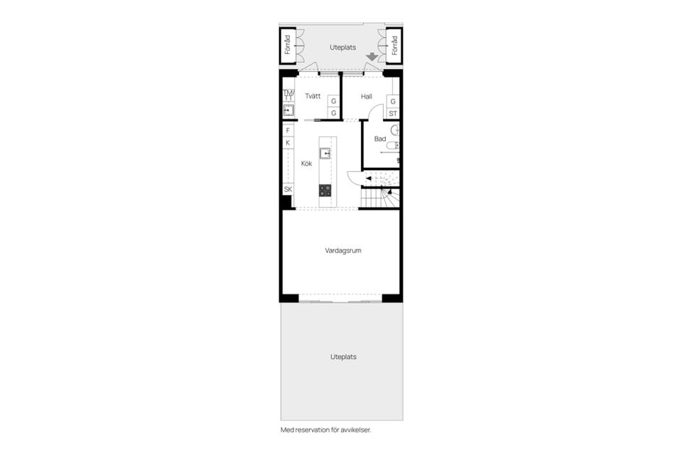 Radhus, Vasavägen 21b, Täby Kyrkby, Täby