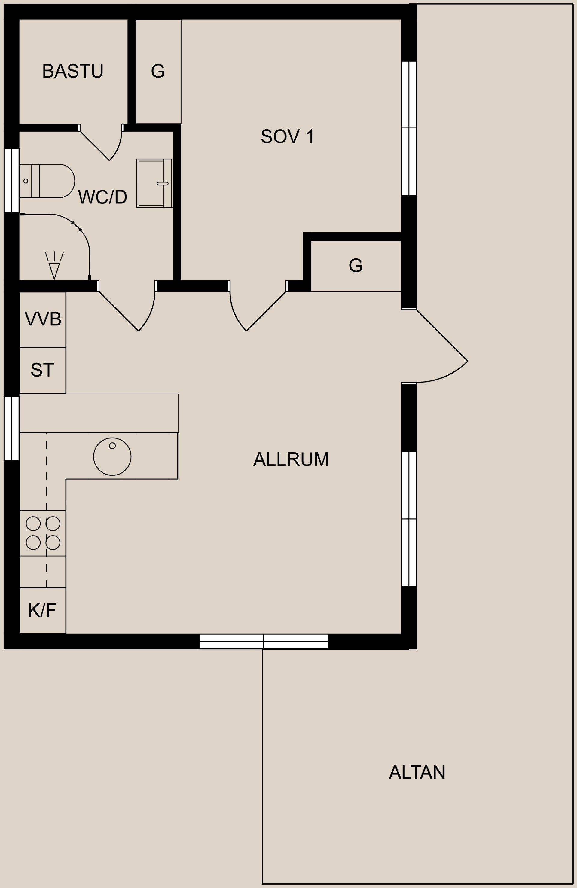 Villa, Kattfotsvägen 12, Norrköping