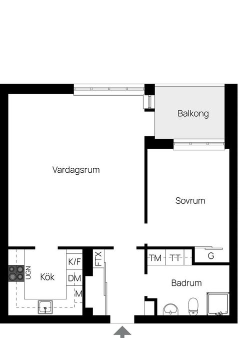 Bostadsrätt, S:t Johannesgatan 3a, Triangeln, Malmö