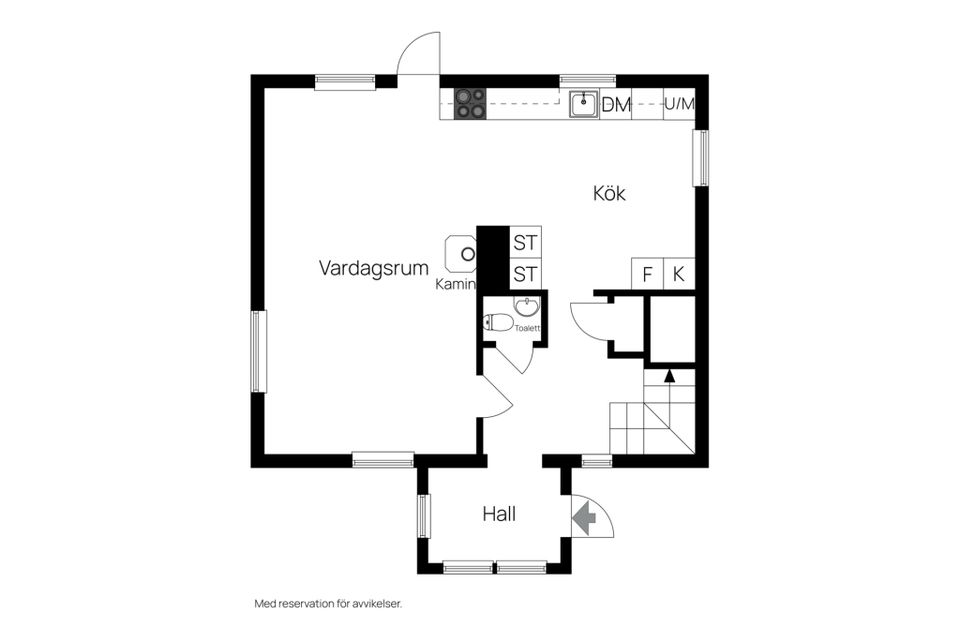 Villa, Norra vägen 1, Vessigebro, Falkenberg