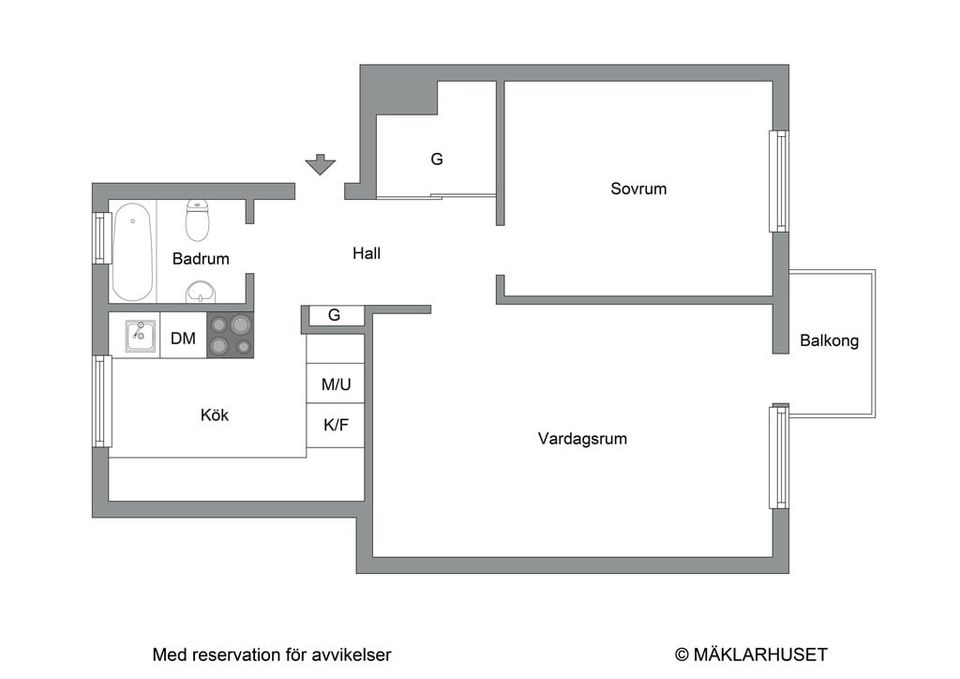 Bostadsrätt, Ståltrådsvägen 26, Johannesfred, Stockholm