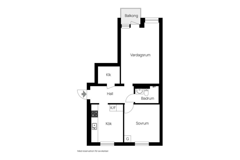 Bostadsrätt, Ugglevägen 14E, Centralt, Oskarshamn