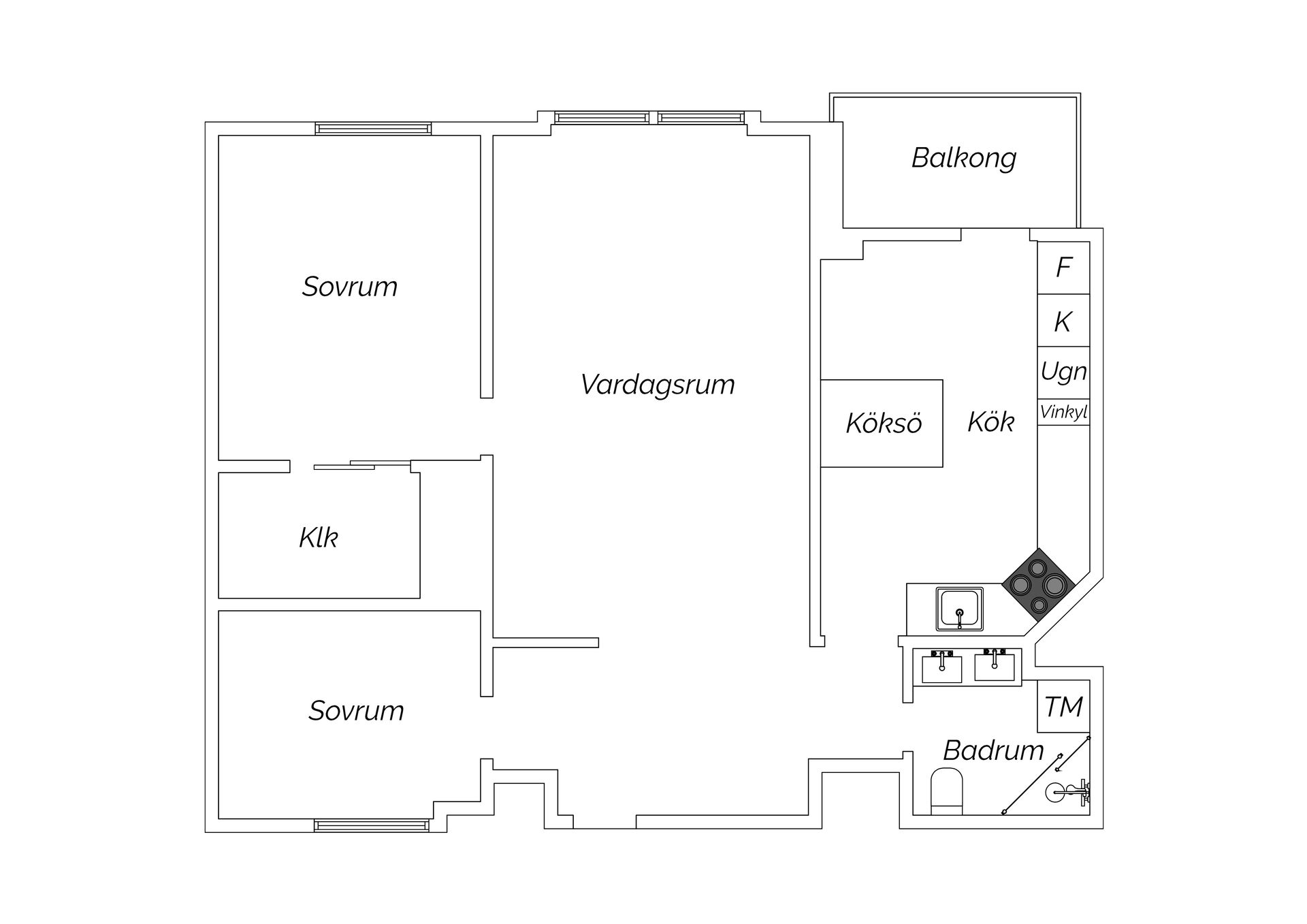 Bostadsrätt, Västra vägen 60, Granlo, Sundsvall