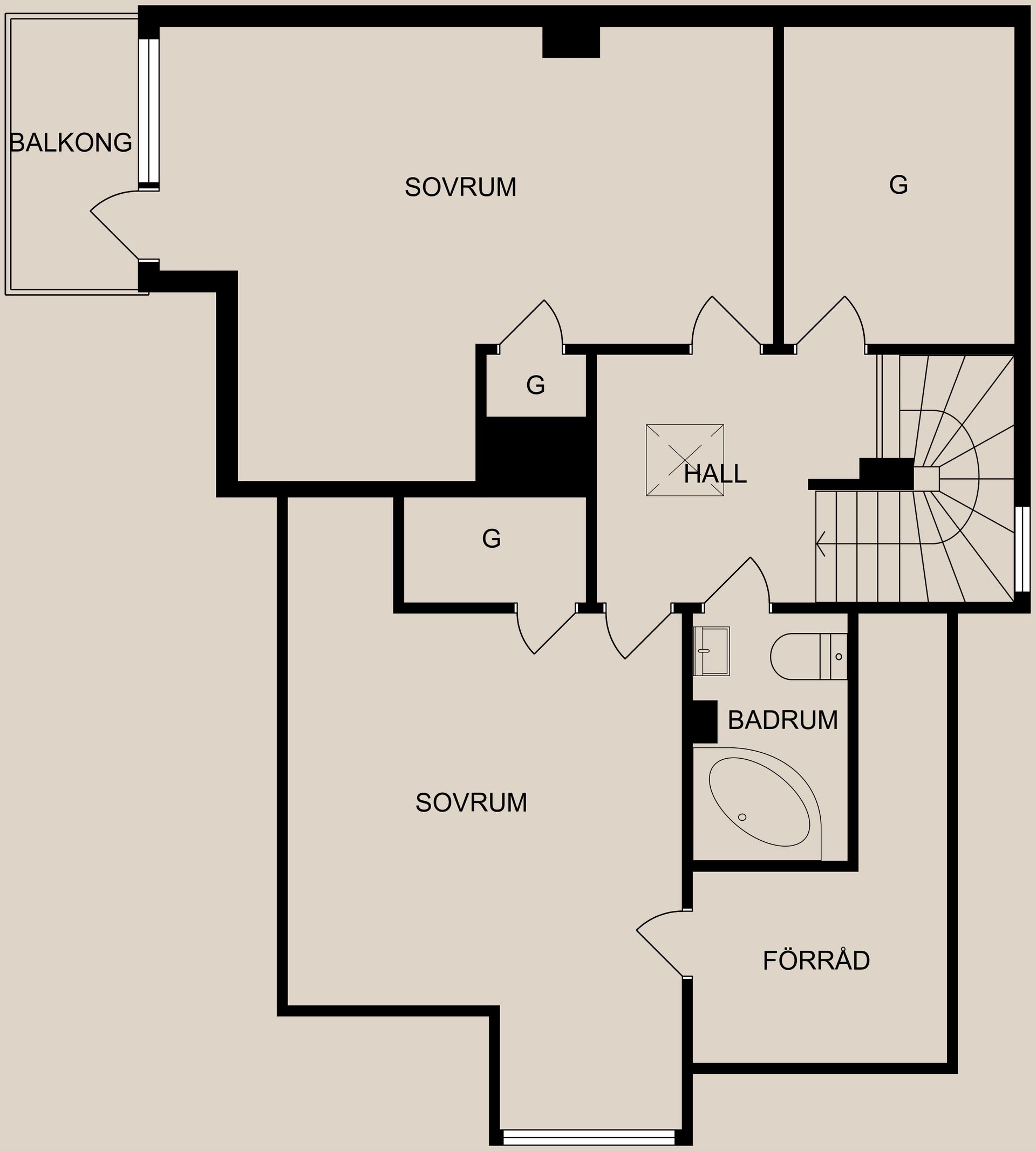 Radhus, Finspångsvägen 99A, Pryssgården, Norrköping