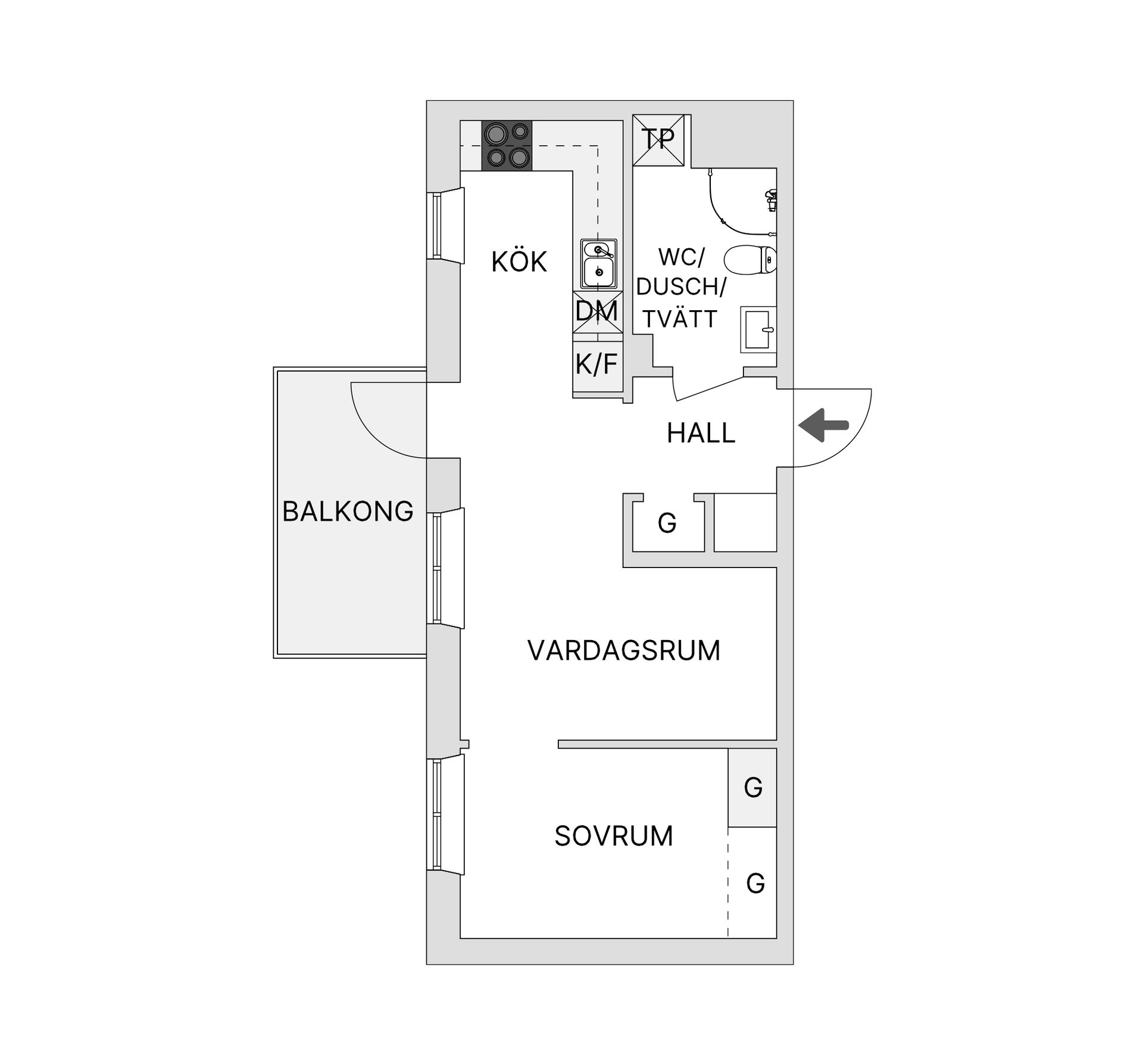 Bostadsrätt, Lilla Bantorget 25, 6tr, Vasastan Norrmalm, Stockholm