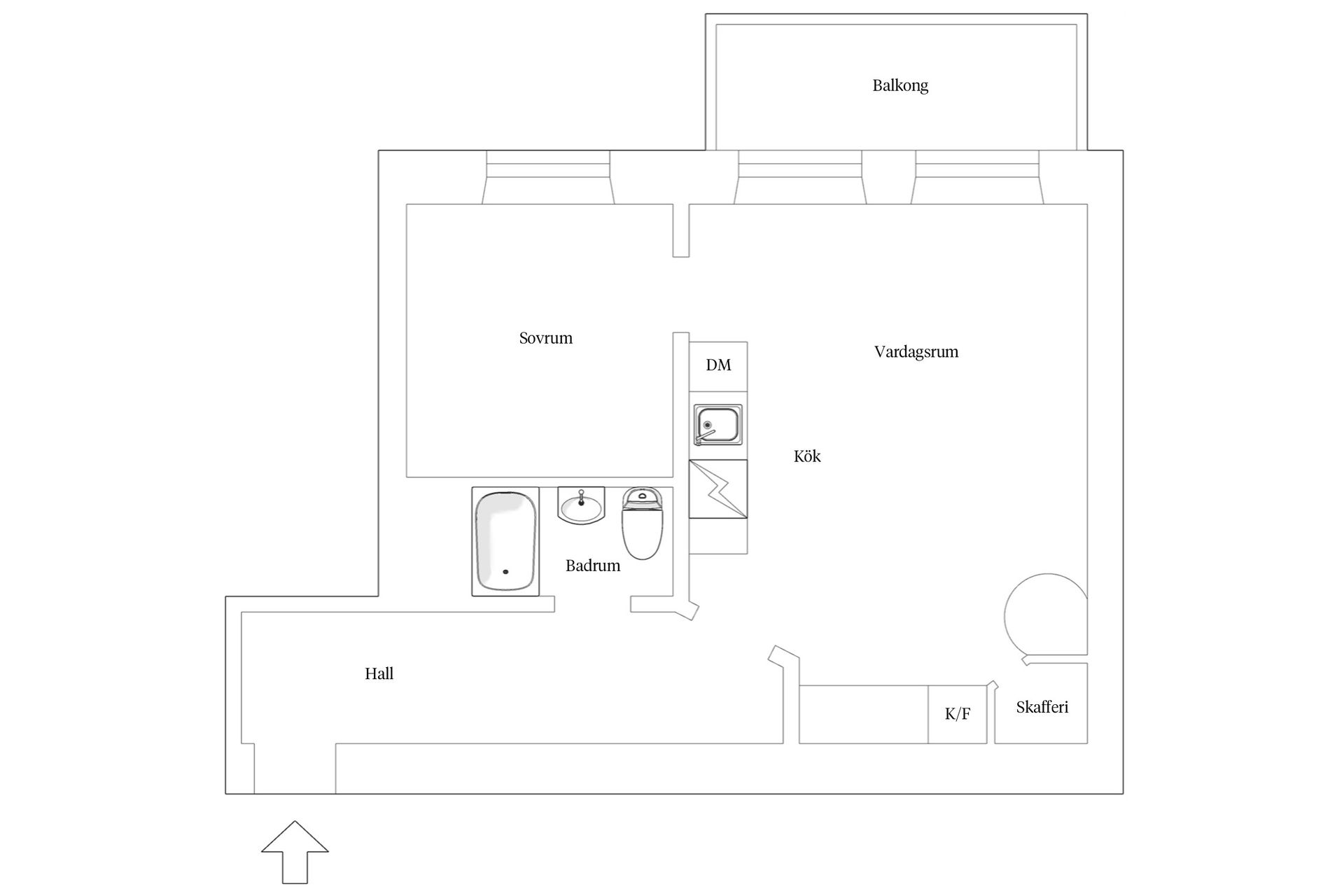 Bostadsrätt, Fridhemsgatan 66B, Kungsholmen - Fridhemsplan, Stockholm