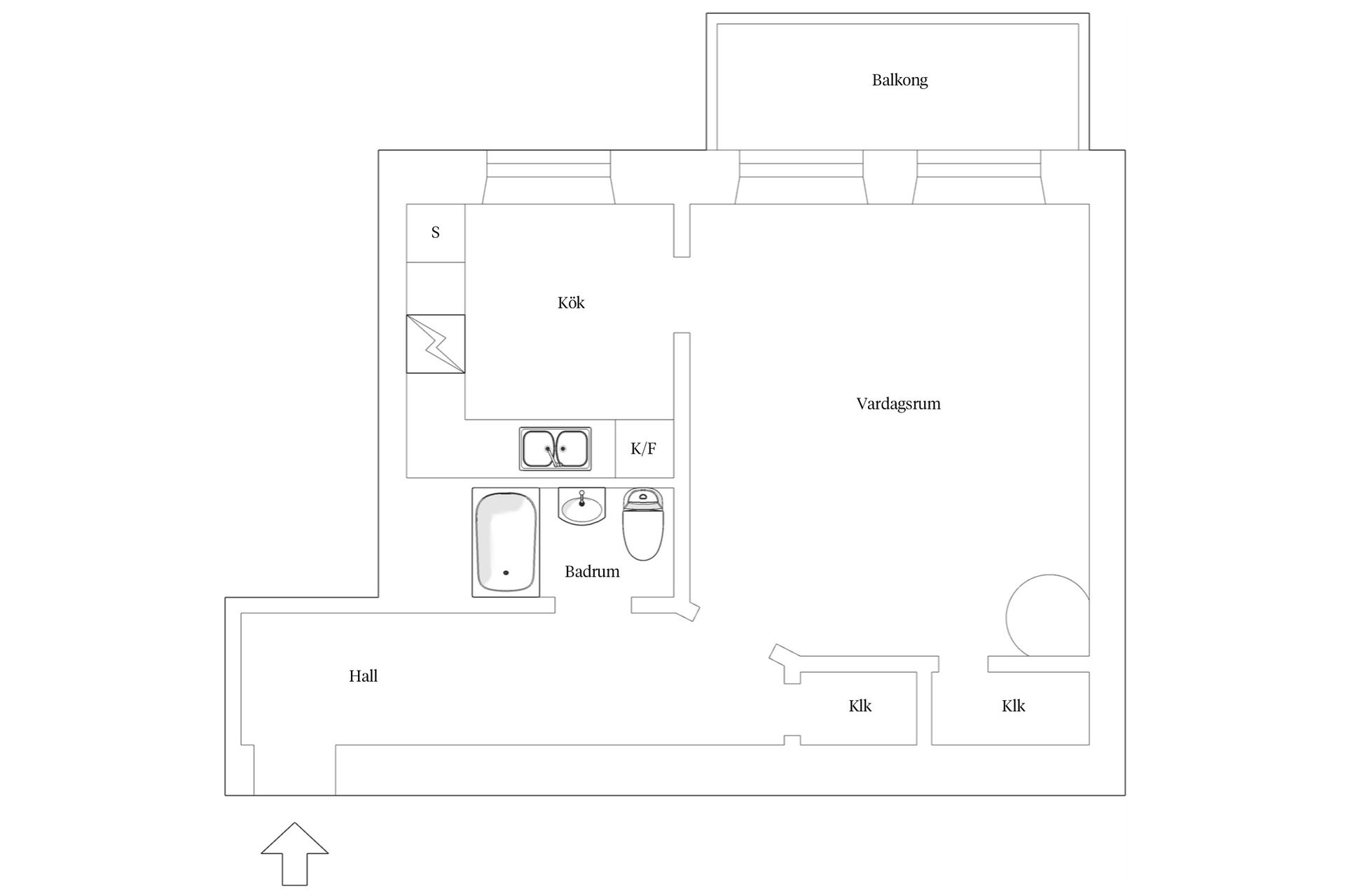 Bostadsrätt, Fridhemsgatan 66B, Kungsholmen - Fridhemsplan, Stockholm