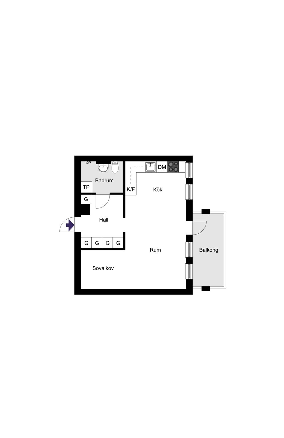 Bostadsrätt, Ormingeringen 74, 2tr, Västra Orminge, Nacka