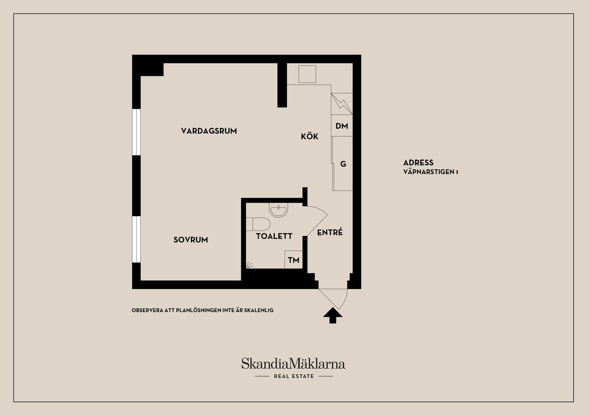 Bostadsrätt, Väpnarstigen 1, Brevik, Lidingö