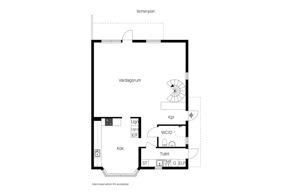 Radhus, Fortvägen 14, Gribbylund, Täby