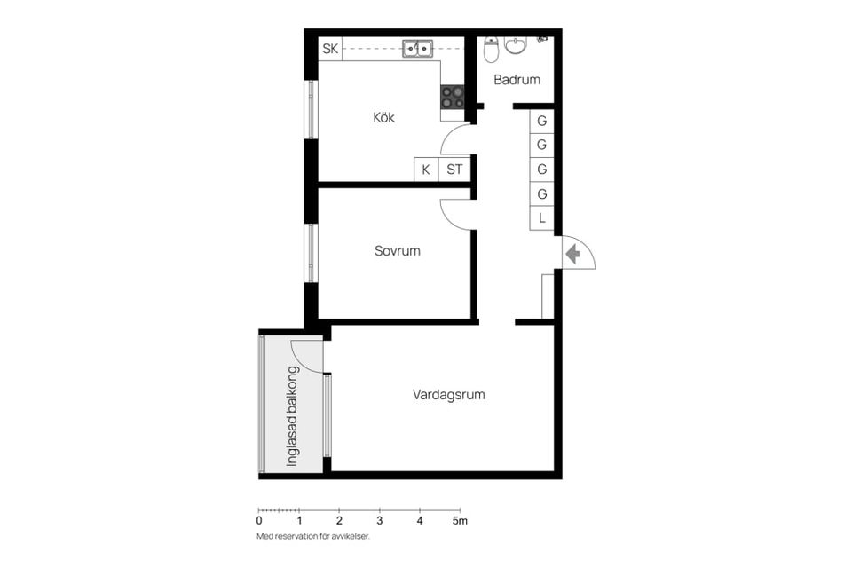 Bostadsrätt, Domherrevägen 8a, Norrtälje - Grind, Norrtälje