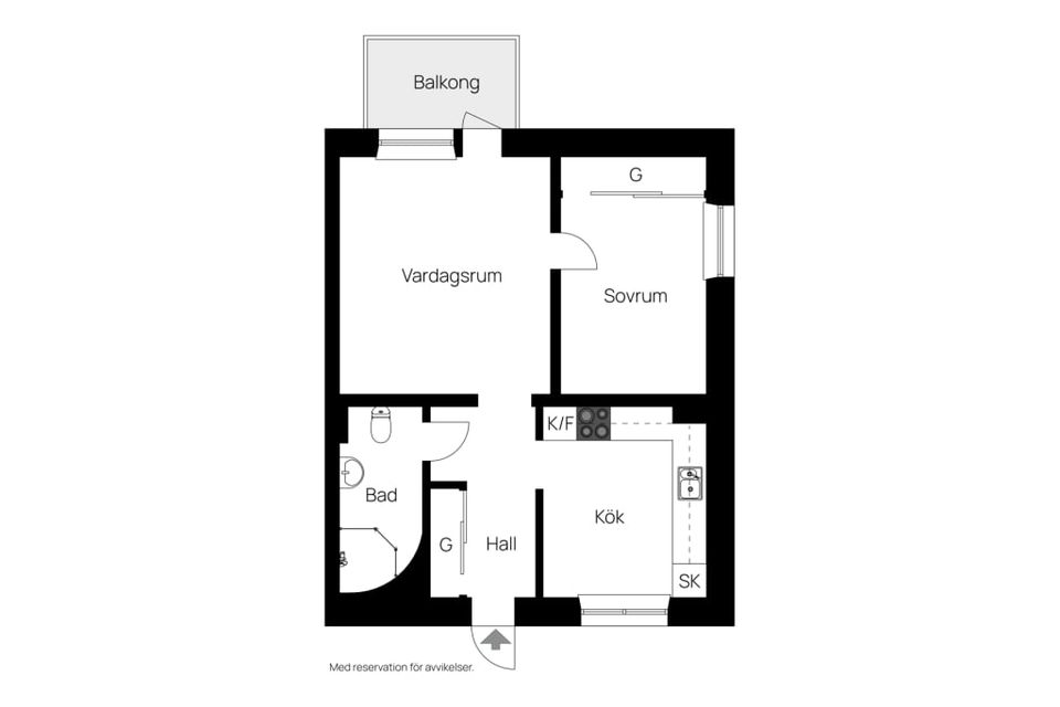Bostadsrätt, Huldregatan 1, Sjöbo, Borås