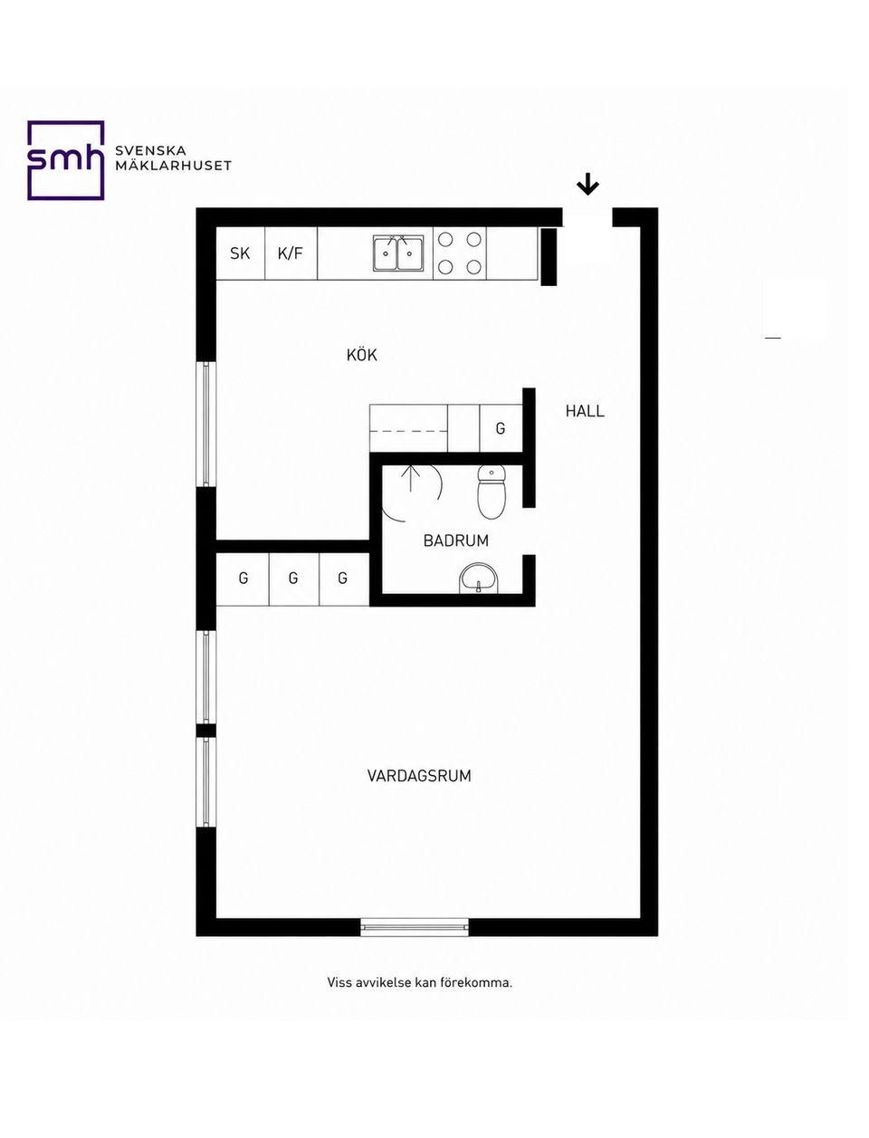 Bostadsrätt, Västtunagatan 44A, Barnängen, Hallstahammar