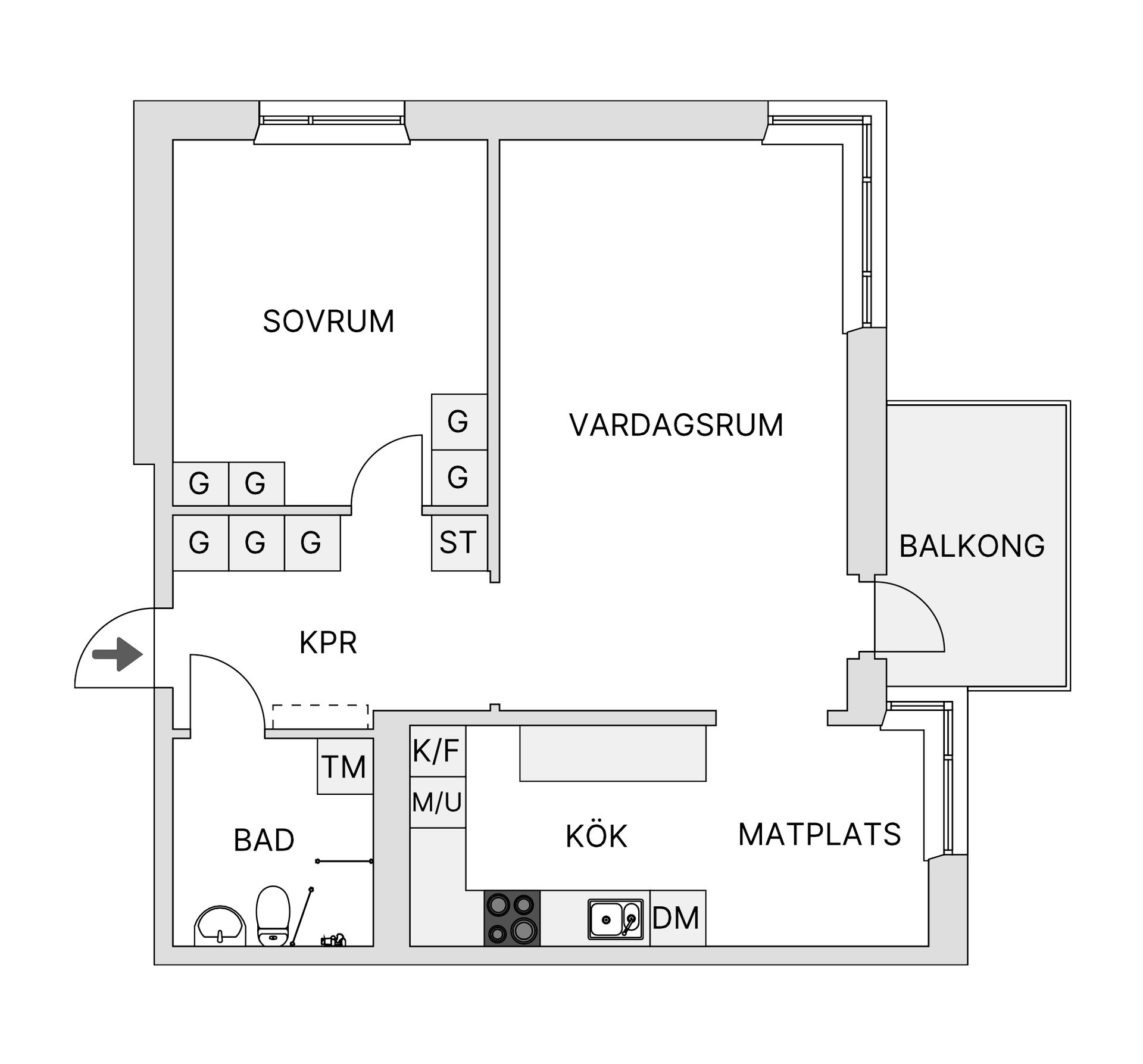 Bostadsrätt, Ottfjällsvägen 54, Östersund
