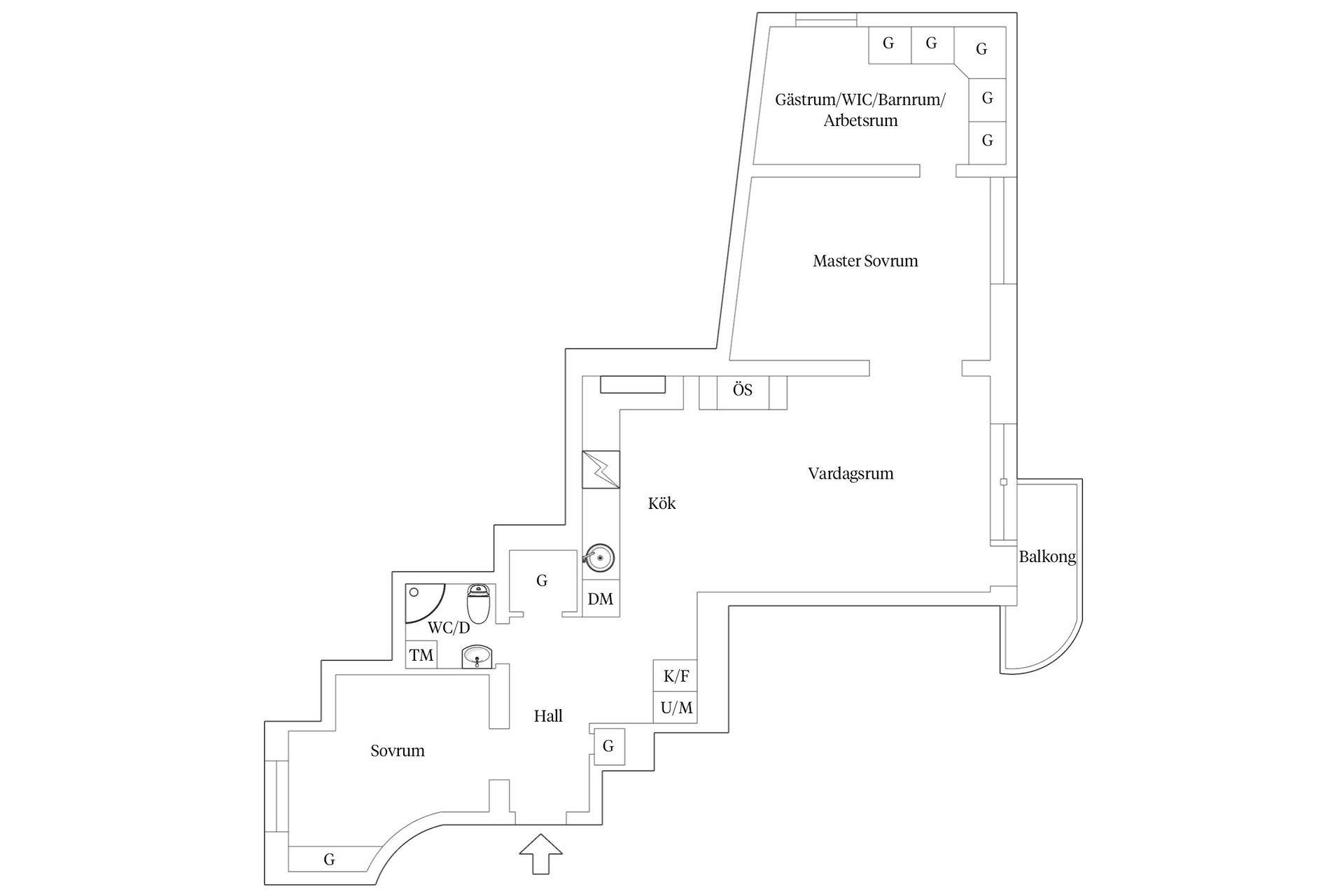 Bostadsrätt, Roslins väg 4, Ribersborg, Malmö