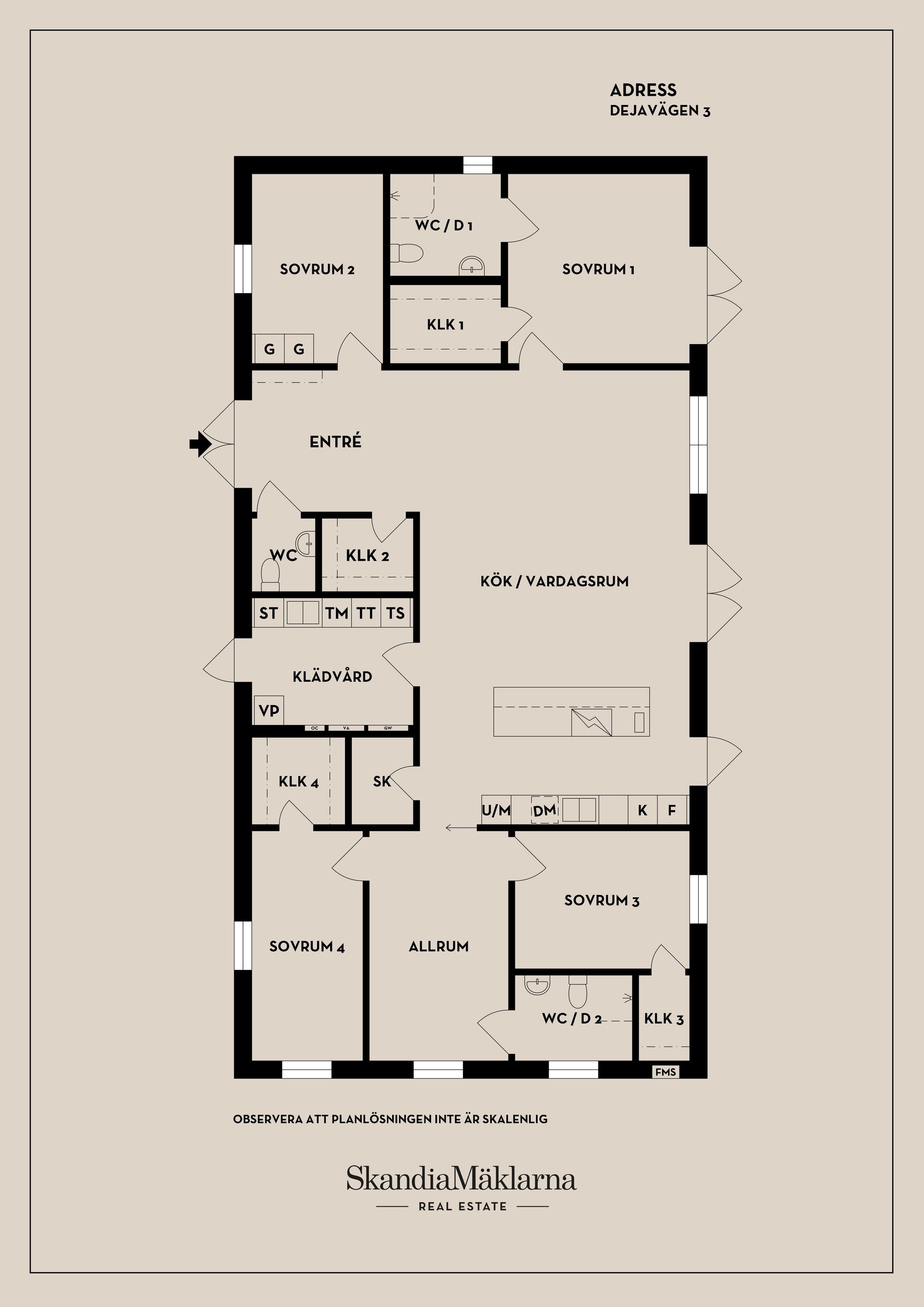 Villa, Dejavägen 3, Gäddeholm, Västerås