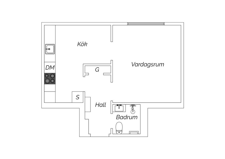 Bostadsrätt, Flottbrovägen 25, Stora Essingen, Stockholm