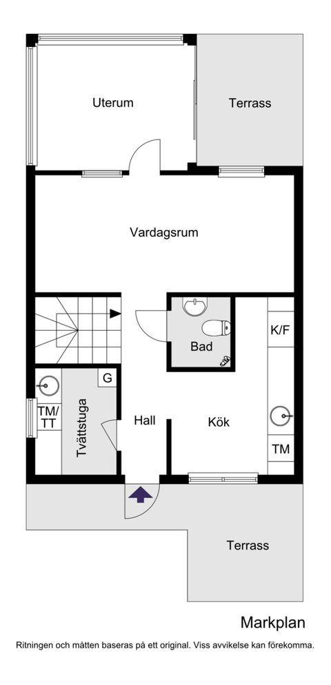 Radhus, Korngatan 53, Bjuv